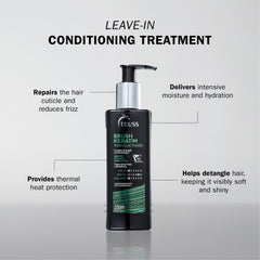 TRUSS Keratin Hair Treatment dispense pump for easy, mess-free application