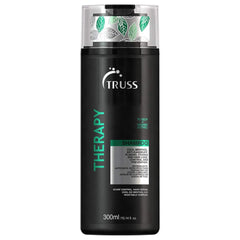 TRUSS Therapy bottle on shelf showing refreshed scalp