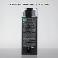 TRUSS Vegan Metal Detox Shampoo vegan formula highlighted on packaging