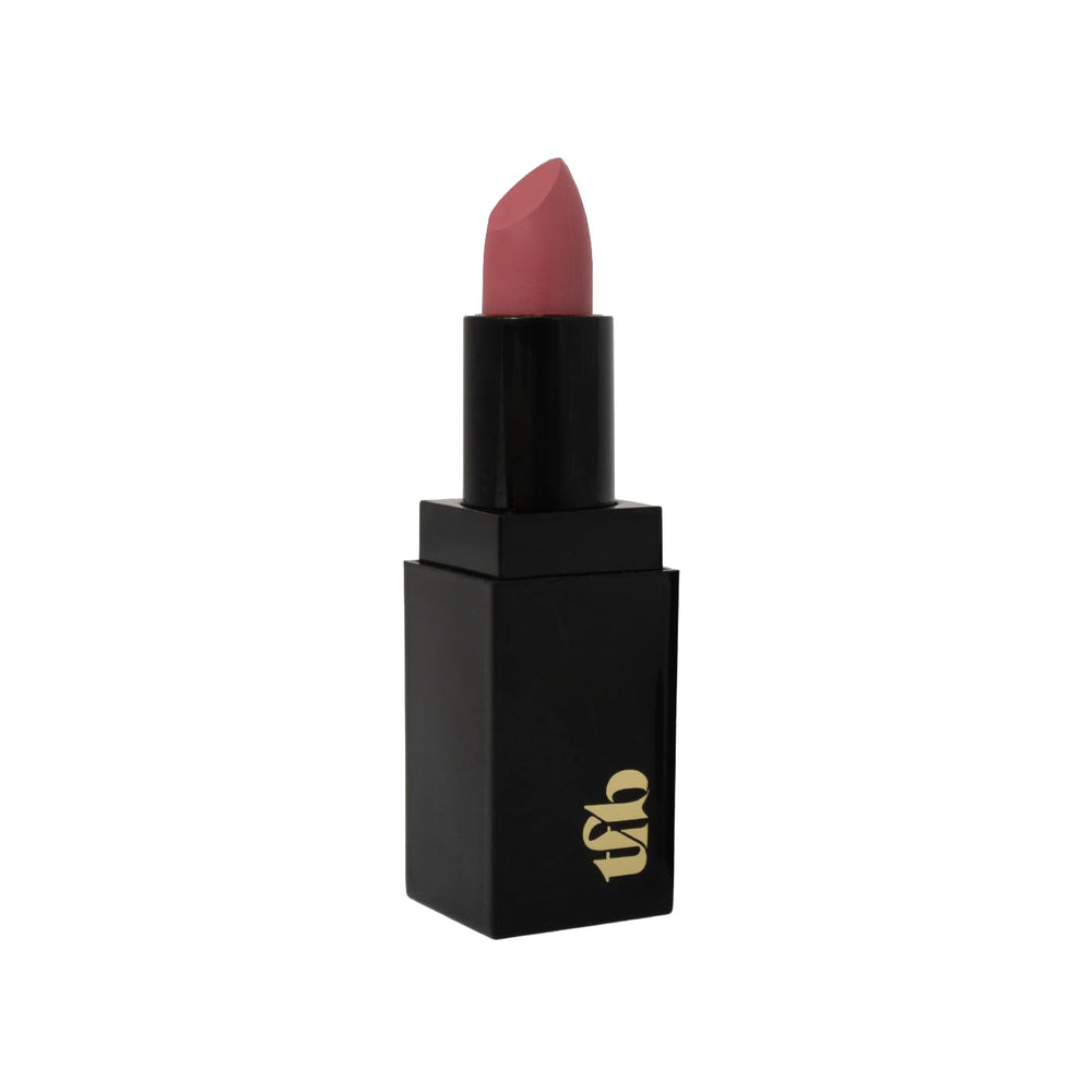 Trust Fund Beauty Lipgasm lipstick in Snatched Rosewood with rich pigmentation for bold, versatile lips.
