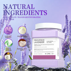 Truvenum jelly mask powder jar close-up highlighting fragrance-free formula.