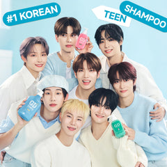 TS SHAMPOO illustration of free-from ingredients for safer teenage care