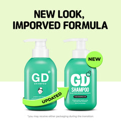 TS SHAMPOO packaging details emphasizing eco-friendly materials