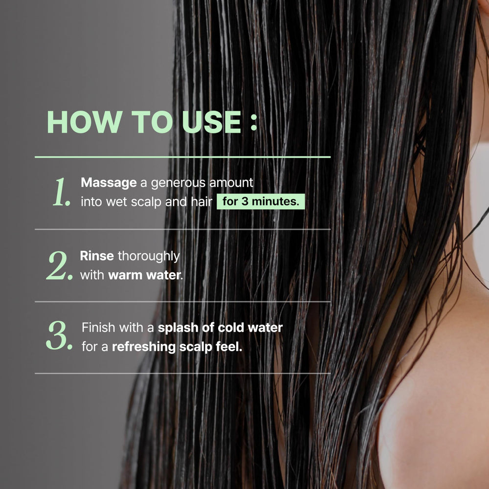 TS SHAMPOO Premium daily routine setup in a modern bathroom.