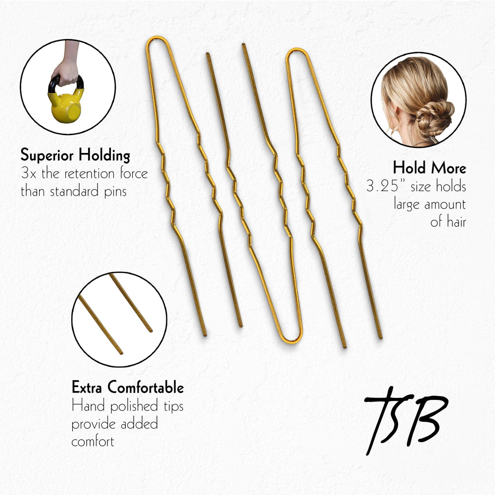 TSB Fura No.1 3x-retention pin keeps complex updos secure.