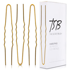 TSB Fura No.1 bronze jumbo hair pin with 3x retention for secure updos.