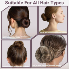 TsMADDTs invisible bun net provides lightweight, discreet hold in any hairstyle.