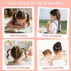 TsMADDTs non-slip clips shown on all hair types for secure styling