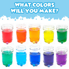 Tub Works Bath Color Fizzies easy cleanup after tub time with non-staining color