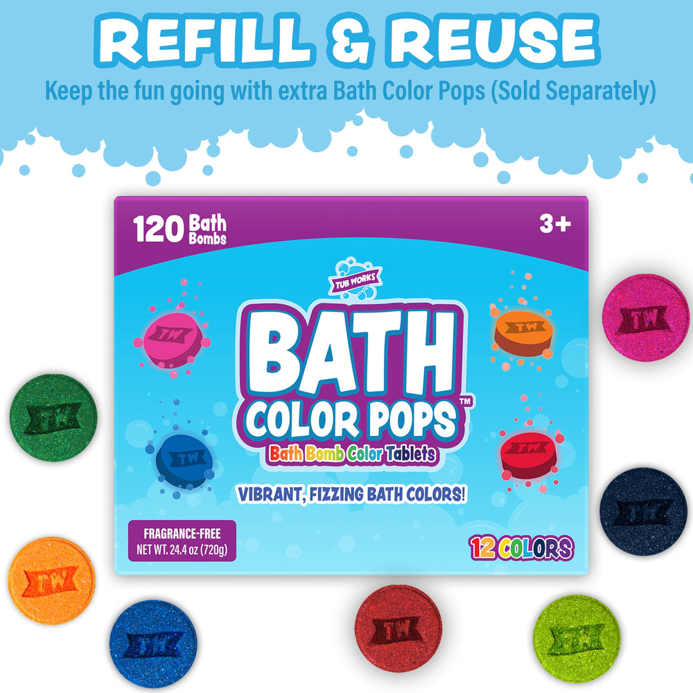 Tub Works Bath Color Brush packaging and contents