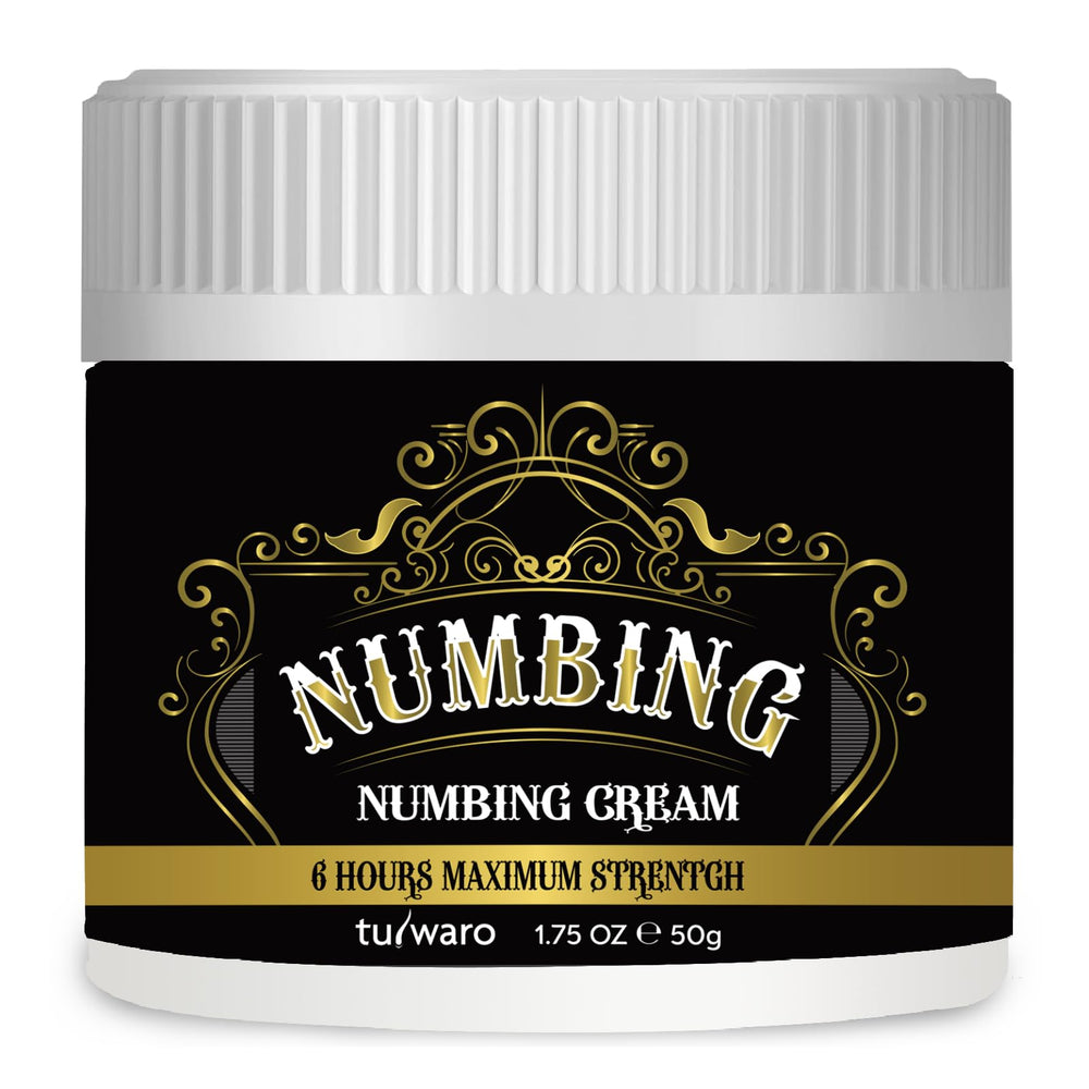 Tuiwaro Numbing Cream Extra Strength tube close-up for fast relief