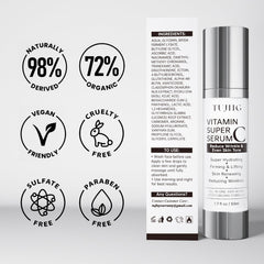 TUJHG Vitamin C Retinol Serum hydration beads imply lasting moisture without heaviness.