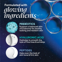 Blueberry extract visible, suggesting antioxidant support in the cream.