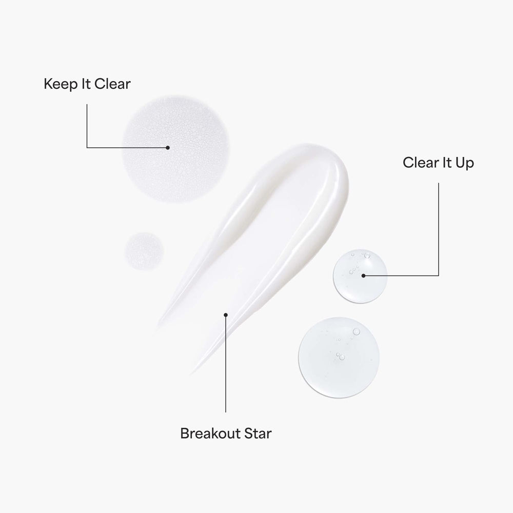 TULA Clear It Up acne clearing gel tube showing pore-clearing action.