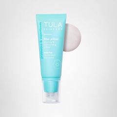 TULA Sunrise primer packaging highlights clean, skincare-forward branding.
