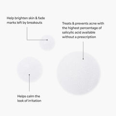 TULA Keep It Clear foam cleanser pump area highlights gentle cleansing with salicylic acid.