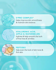 TULA Moisture Minis kit highlighting probiotic extracts and peptides.