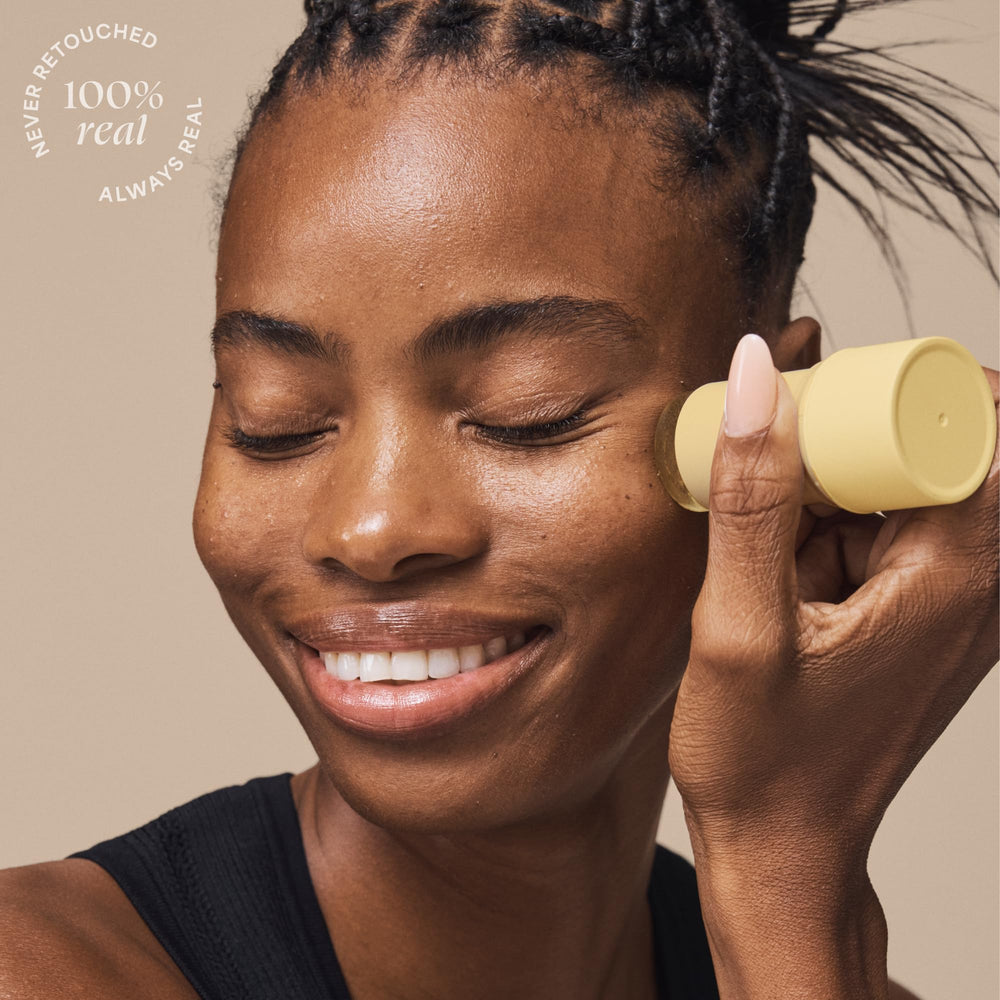 TULA Protect + Glow invisible finish leaves no white cast after application.
