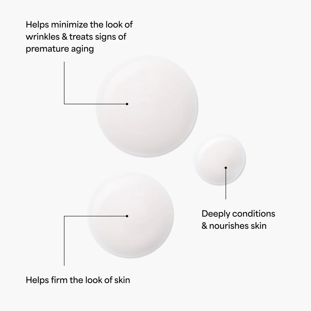 TULA Wrinkle Treatment Drops dispensing drops on palm for convenient application