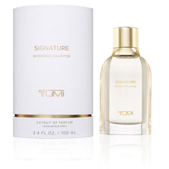 TUMI Signature Experience Collector bottle front view, ideal for daily elegance.