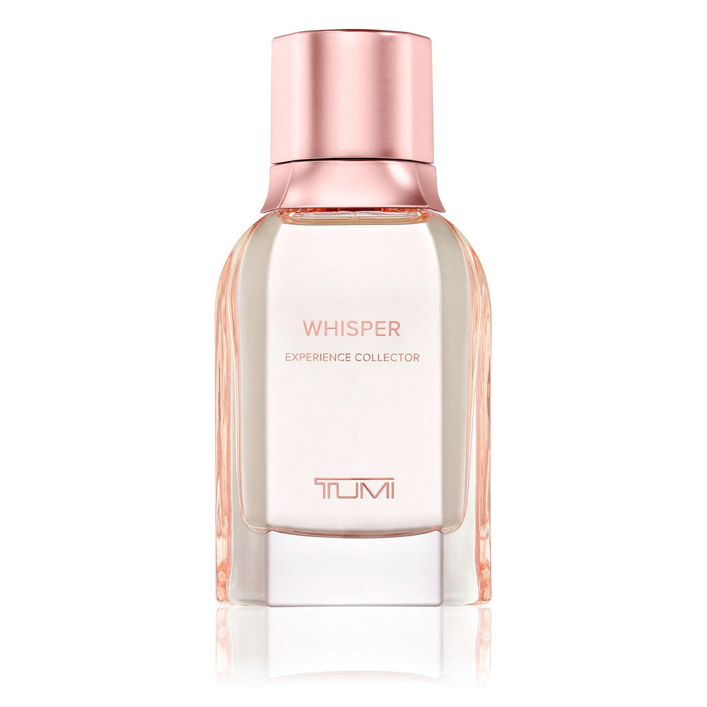 TUMI Whisper Experience Collector packaging closeup highlights luxury gift appeal