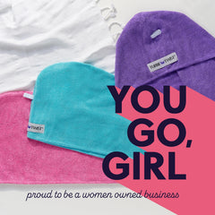 Turbie Twist Mermaid gifting-ready hair towel wrap, a thoughtful spa-inspired gift.