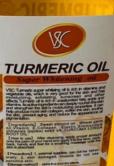 Turmeric Oil Super Whitening packaging box highlights premium ingredients