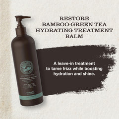 Tweak’d by Nature Restore Leave-In Balm pour cap for quick, easy application