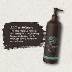 Tweak’d by Nature Restore Leave-In Balm applying to damp hair for detangling