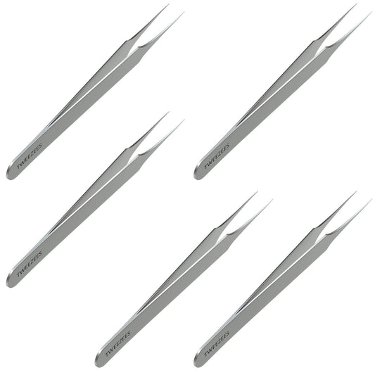 Tweezees ingrown-hair tweezers with pointed tip for precise removal