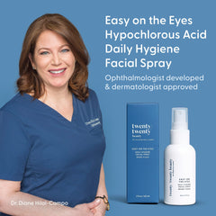 Twenty/Twenty Easy On The Eyes 60ml container, travel-friendly.