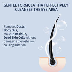 TWILASH BY DLY gentle formula for sensitive eyelids during cleansing.