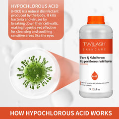 TWILASH BY DLY HOCl foot-odor care helps freshen zones.