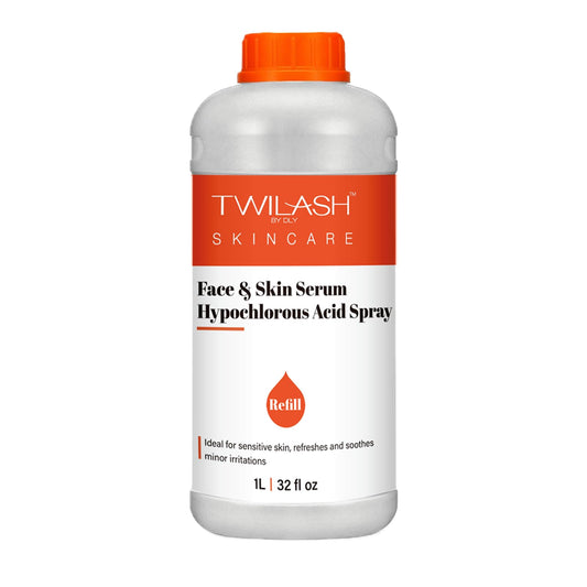 TWILASH BY DLY HOCl spray refill bottle for daily skincare use.