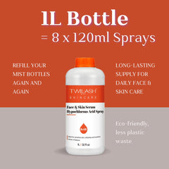 TWILASH BY DLY HOCl tattoo aftercare keeps healing clean.