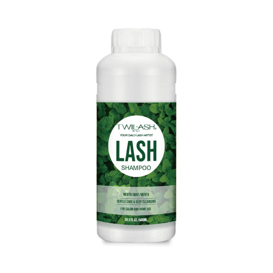 TWILASH BY DLY lash shampoo 600ml bottle view for salon and home use
