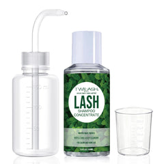 TWILASH concentrate bottle for high-yield lash cleansing in salons