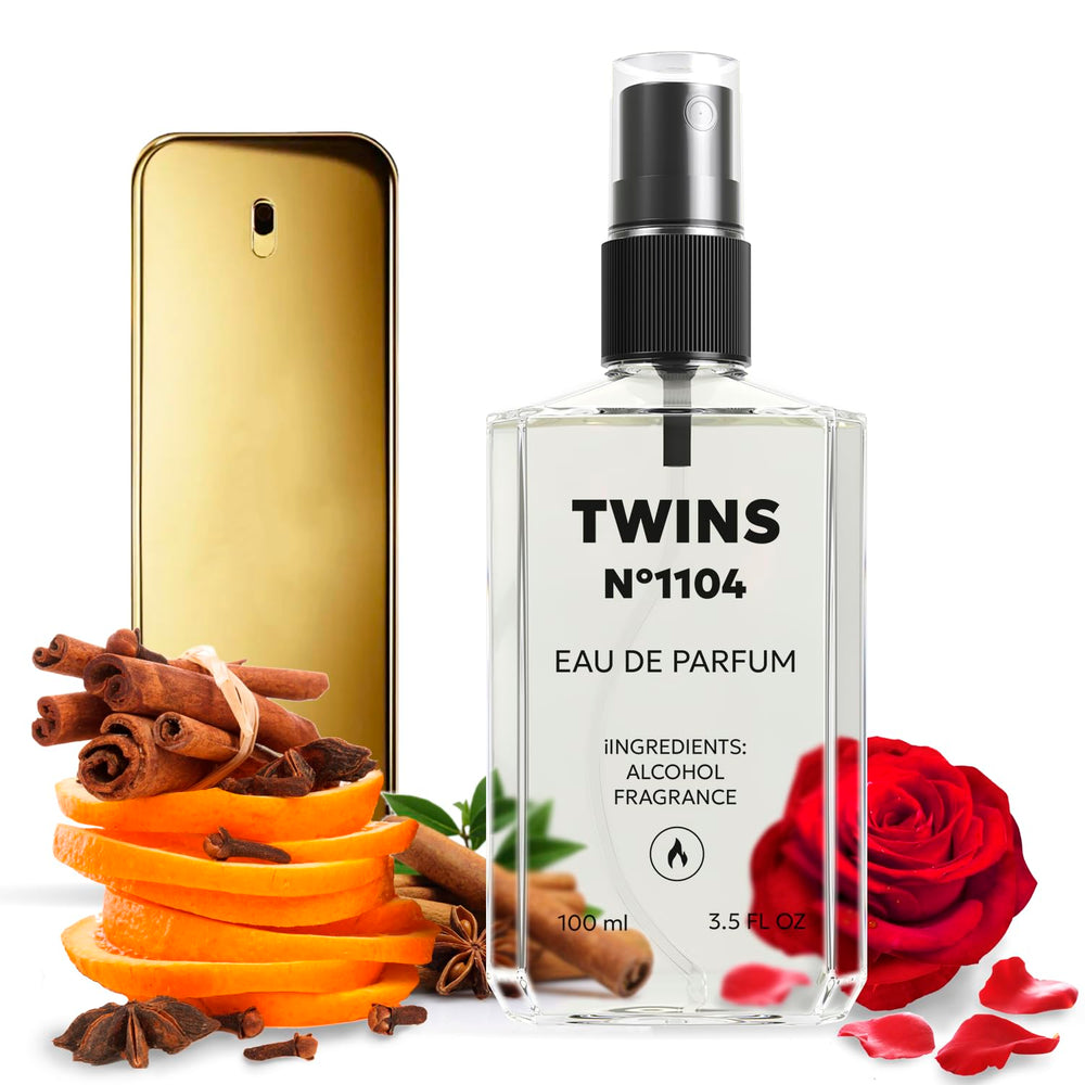 TWINS PARFUM Impression of 1 Million bottle front view for easy travel.