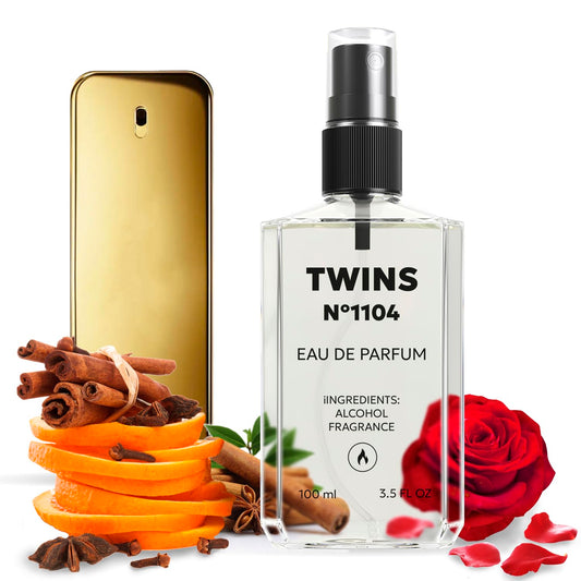 TWINS PARFUM Impression of 1 Million bottle front view for easy travel.