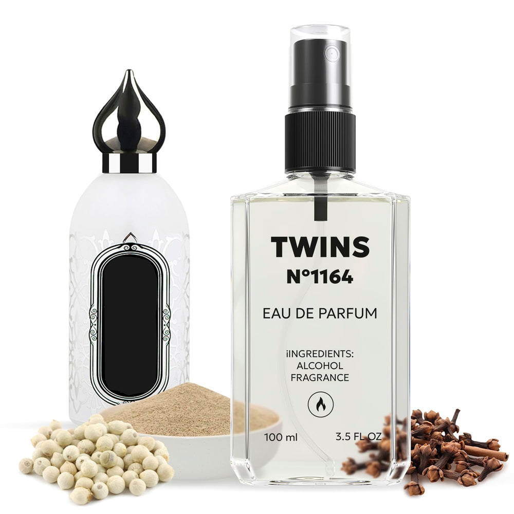 TWINS Impression of Musk Kashmir bottle front shows elegant unisex design for daily wear.