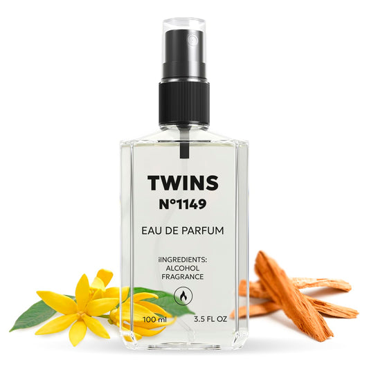TWINS PARFUM No.1149 bottle close-up for everyday elegance and value.