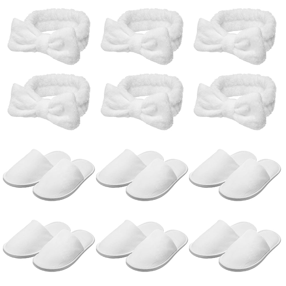 Twistover girls spa slippers pack showing coordinated footwear for a cozy sleepover