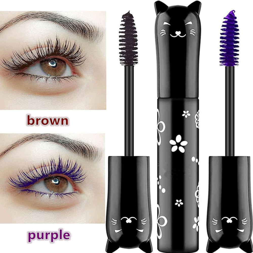 TWLBXMG curved brush applies mascara from root to tip for even coverage.
