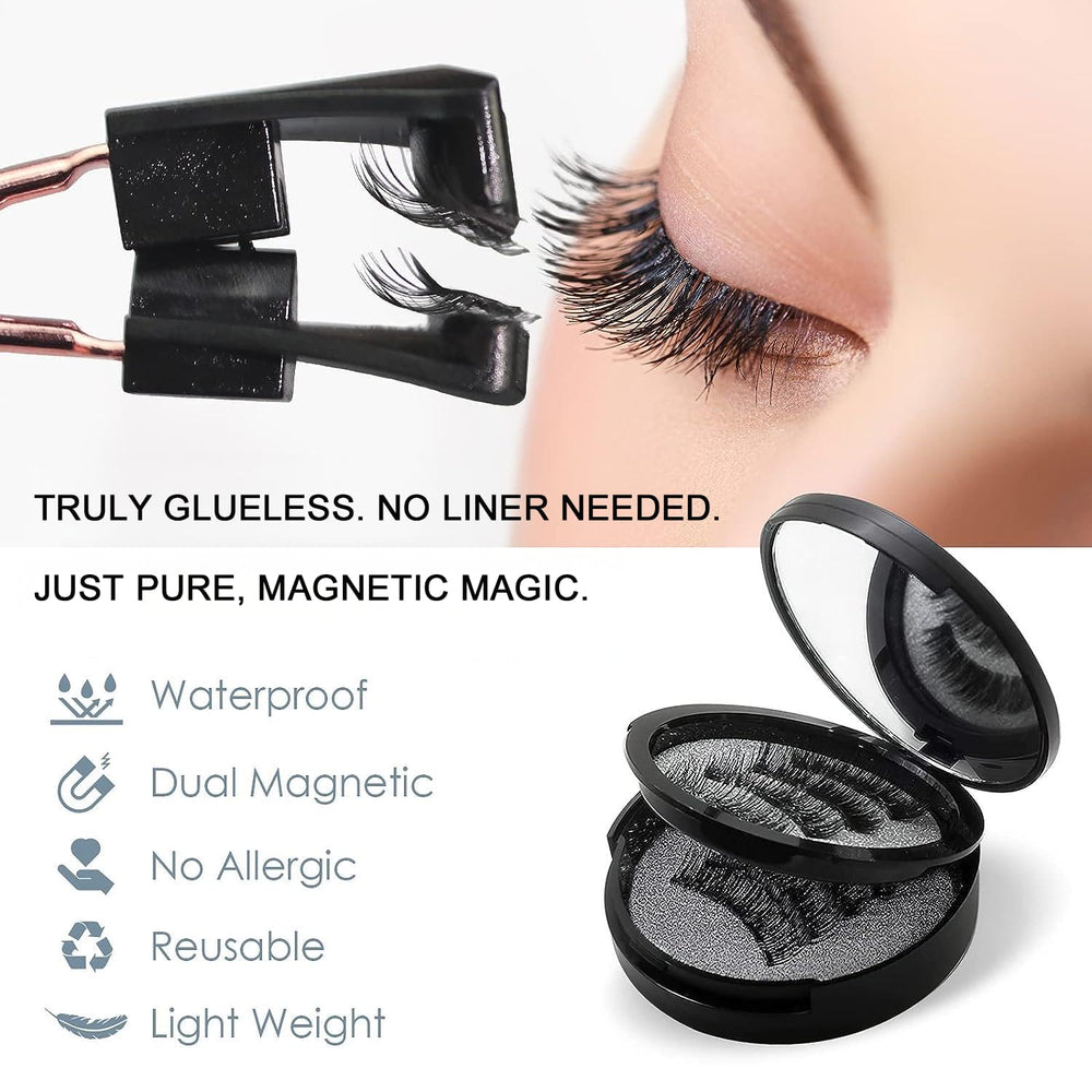 Natural-look lashes from TWMKLP blend seamlessly with your own lashes.
