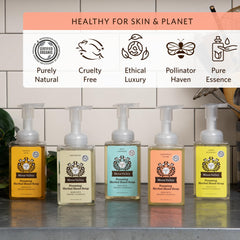 Natural vegan formula highlights safe ingredients for everyday use.
