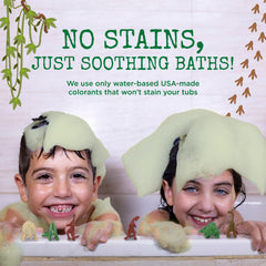 Gift-ready packaging of Two Sisters dinosaur bath bombs