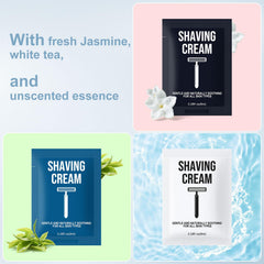 Twoworld unscented shaving cream 8ml bulk, fragrance-free option for travel