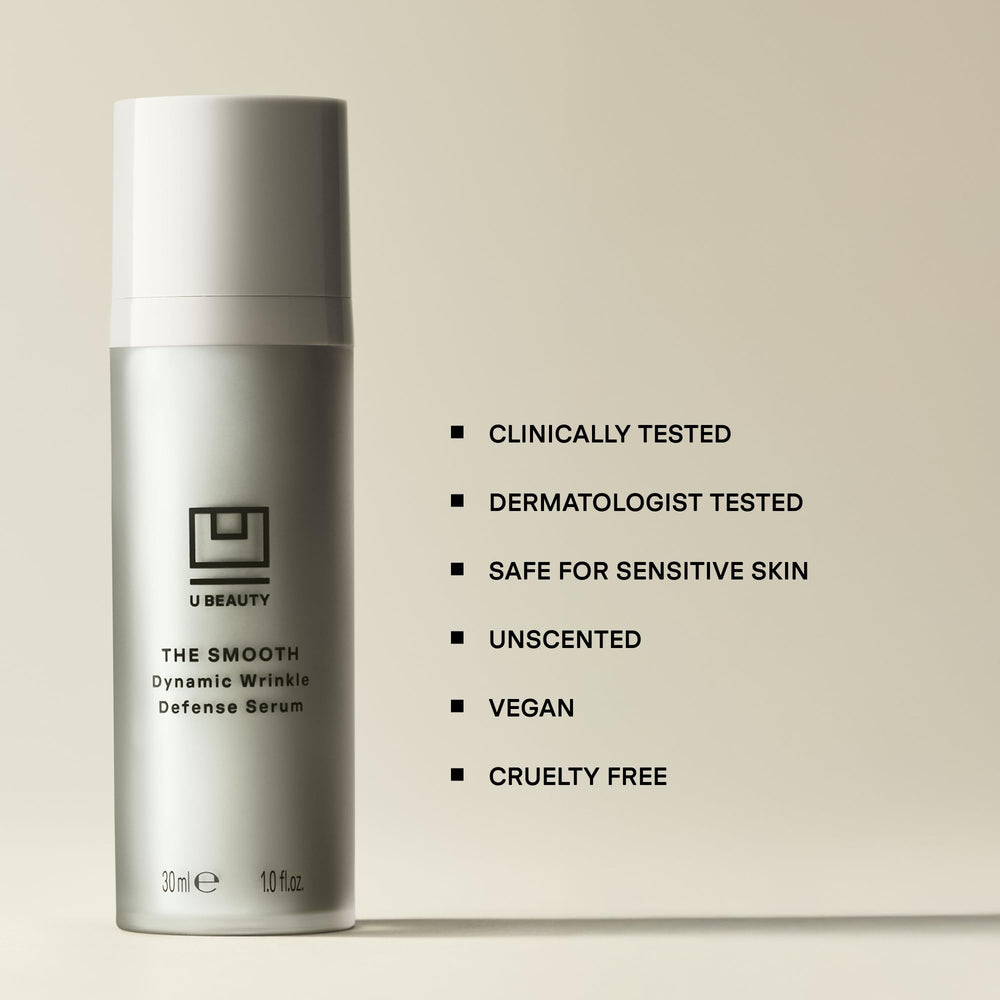 U Beauty The SMOOTH serum fits morning routines for daily anti-aging support