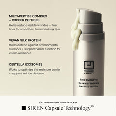 U Beauty The SMOOTH vegan silk protein supports a soft, resilient complexion