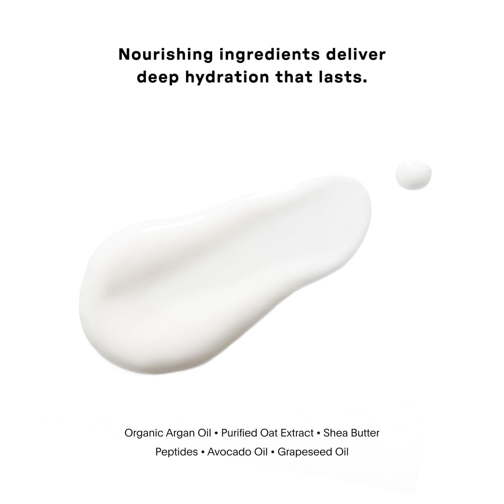Cream applying on skin from U Beauty The SUPER Hydrator for a silky finish.